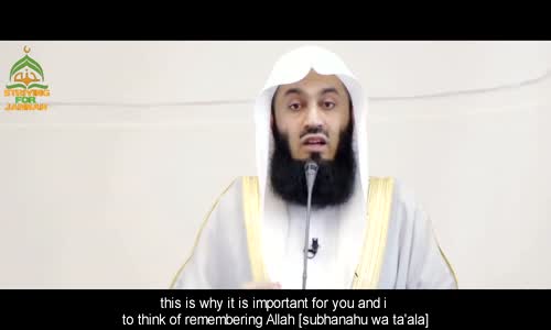 Moisture The Tongue With The Remembrance Of Allah    Mufti Menk