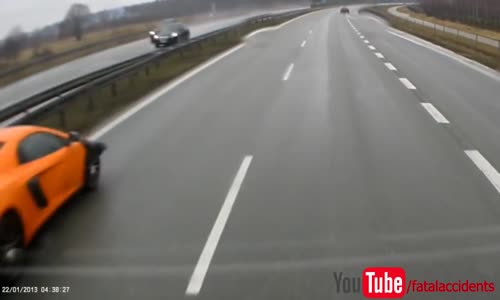 McLaren 650S slippery crash 