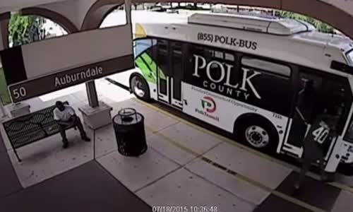 Man Headbutts Bus And Knocks Himself Out 