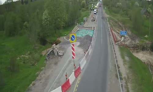 Trucker hates roadworks 