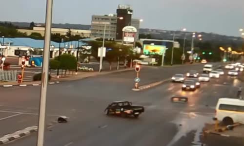 Man ejected after collision on intersection 