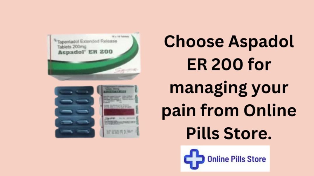 Pain Relief with Aspadol 200 mg ER tablets