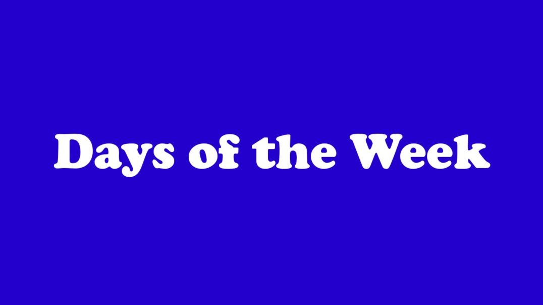 Days of the Week Rap Back Hiphop