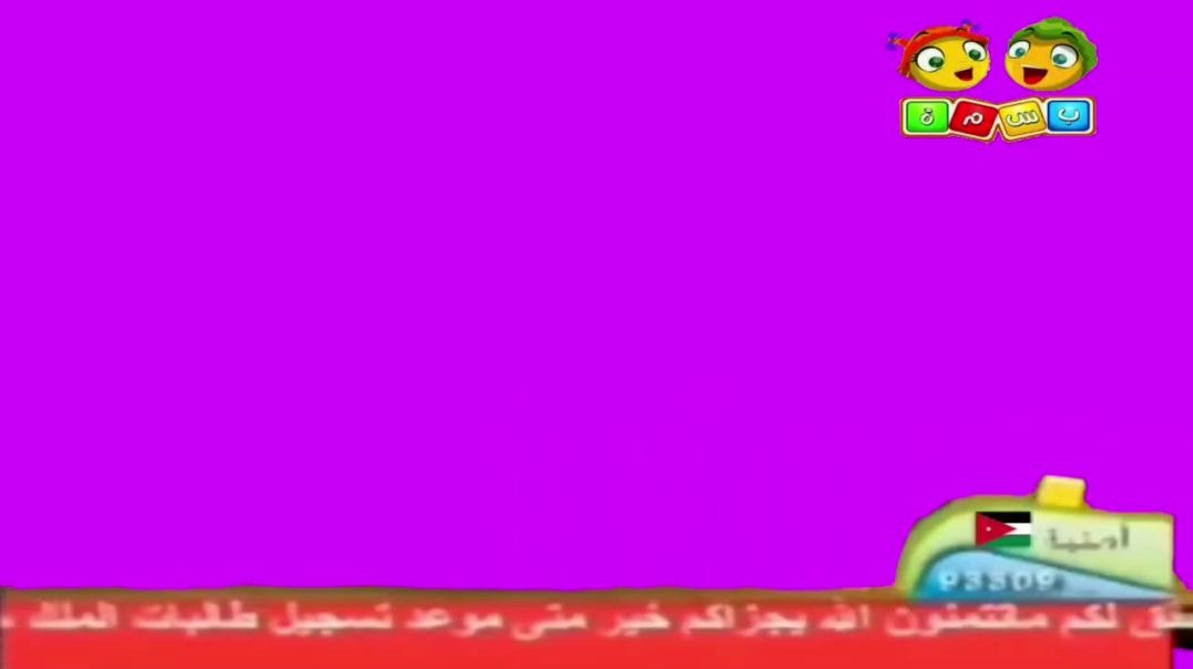 Basma Channel Arabic - lower Third Magenta Screen Bug (2008-2026)